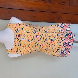 Modcloth yellow sleeveless top. Size Medium.